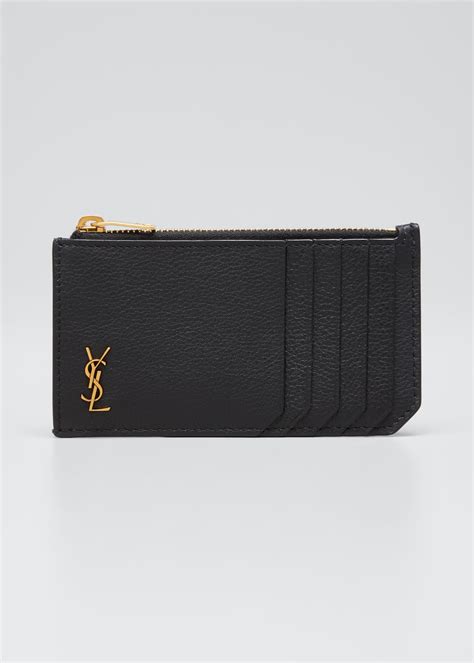 ysl monogram large wallet|YSL zip wallet.